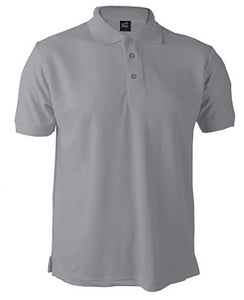 Remera Polo Piqué Unisex Gris melange