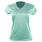 Camiseta Dry Fit Dama Aqua Jaspeado