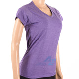 Camiseta Fashion Dama Escote V Violeta