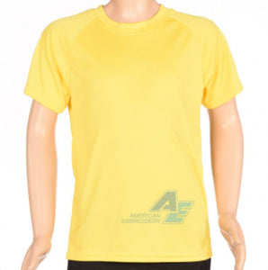 Camiseta Dry Fit Niño Amarillo