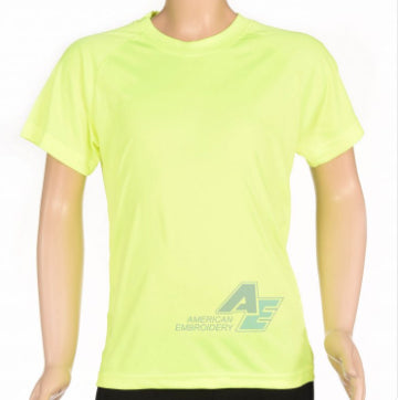 Camiseta Dry Fit Niño Amarillo fluo