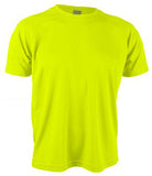 Camiseta Dry Fit Unisex Amarillo fluo