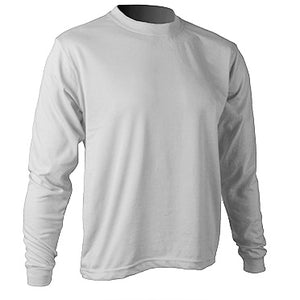 Camiseta Clásica Manga Larga Unisex Blanca