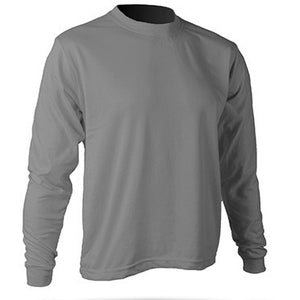 Camiseta Clásica Manga Larga Unisex Gris
