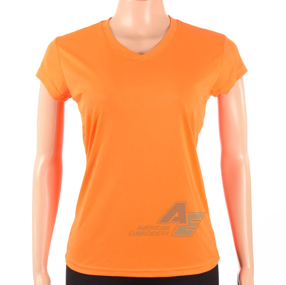 Camiseta Dry Fit Dama Naranja