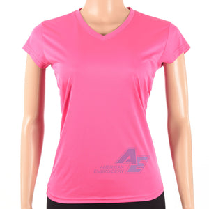 Camiseta Dry Fit Dama Rosa