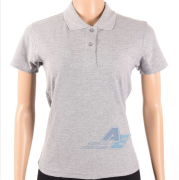 Remera Polo Dama Gris