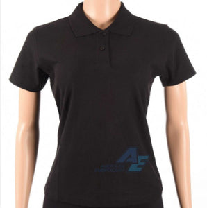 Remera Polo Dama Negro
