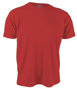 Camiseta Dry Fit Unisex Rojo
